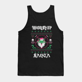 Worship Santa Tank Top